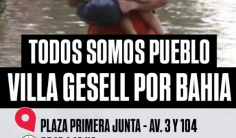 CAMPAA SOLIDARIA VILLA GESELL POR BAHA BLANCA